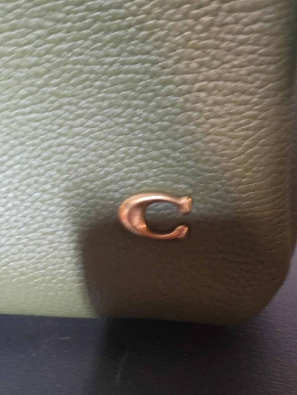 Coach Olive Lana Pebbled Leather Small Top-Handle Satchel